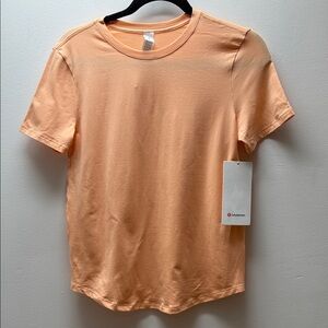 NWT Lululemon Love Crew Tee – Peach, Size 4